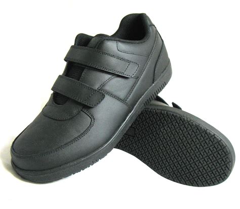 men's velcro sneakers wide width